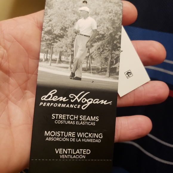 NWT Ben Hogan Performance Ventilated Polo Shirt Men's Size S Small - Picture 3 of 8